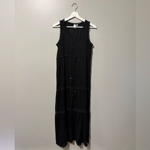 Koy Resort Wear Black Sleeveless Maxi Dress